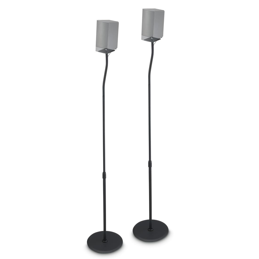 HAMA | Soporte de Altavoces de Pie Universal (2 Soportes, Soportes de Pie, Universal, Altura Desde los 75cm a 120cm,