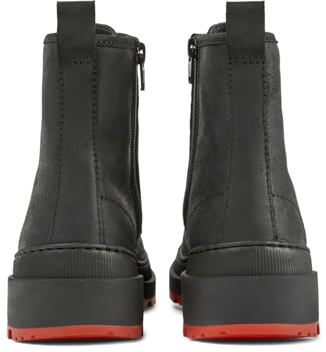 Camper Brutus Trek K400671, Botines con Cordones Mujer, Negro 003, 39 EU