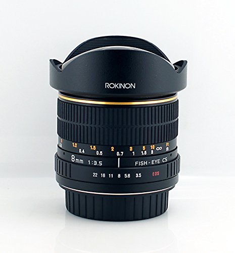 Rokinon FE8M-N Lente Fija Ojo de pez F3.5 de 8 mm para Nikon (Negro)