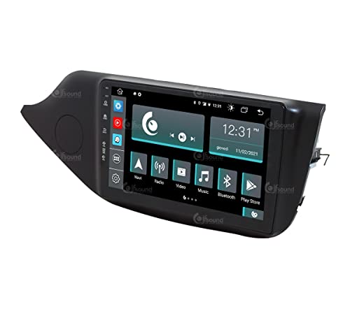 Radio de Coche para Kia Ceed Desde el 2012 Negro Mate con cámara y GPS de Serie Android GPS Bluetooth WiFi USB Dab+ Touchscreen 9" 8core Carplay AndroidAuto