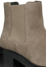 Geox D Damiana E, Bota de Tobillo Mujer, Pardo, 36 EU