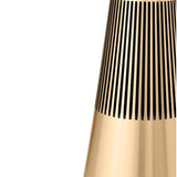 Bang & Olufsen Beosound 2 (3.ª Gen), Elegante y potente altavoz WiFi para el hogar con sonido envolvente de 360 grados, de pie o para estantería, Gold Tone