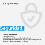 Linksys Velop Pro WiFi 6E Mesh System MX6201-KE Router Cognitive Mesh con Banda de 6 GHz y 5.4 GB/s, Cobertura para Casas de hasta 275 m² y 200 Dispositivos, Paquete de 1 Unidad