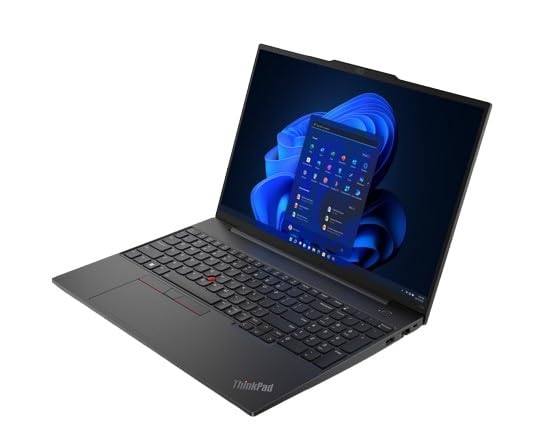Lenovo ThinkPad - Ordenador Portátil 16" FHD (Intel Core i7-1355U, 8GB RAM, 512 SSD, Integrated Intel Iris Xe Graphics, Windows 11 Pro) Graphite Black - Teclado QWERTY Español