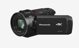 Panasonic HC-VX1 - Videocámara Semi-Profesional de 24x, O.I.S de 5 Ejes, Objetivo Leica F1.8 - F4, Zoom 25 mm - 600 mm, 4K, HD, Color Negro
