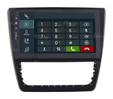 Radio de Coche para Skoda Yeti 2014 con climatizador Manual Android GPS Bluetooth WiFi USB Dab+ Touchscreen 10" 8core Carplay AndroidAuto