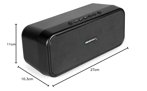 Altavoz bluetooth para fiesta de Blaupunkt PS 200, True Wireless Stereo Box, Bluetooth 4.2, AUX-IN, iluminación LED multicolor, batería integrada en negro