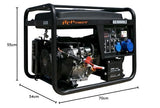 ITCPower GG10000LE Generador Gasolina