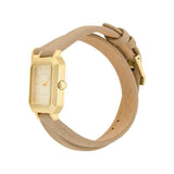 Armani Exchange Orologio da Donna, Quarzo Movimento a tre lancette e cassa da 27 mm con cinturino in Pelle