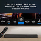 Sony HT-S2000 Barra de Sonido TV con Bluetooth, pequeña y compacta, Dolby Atmos, 3.1 Canales