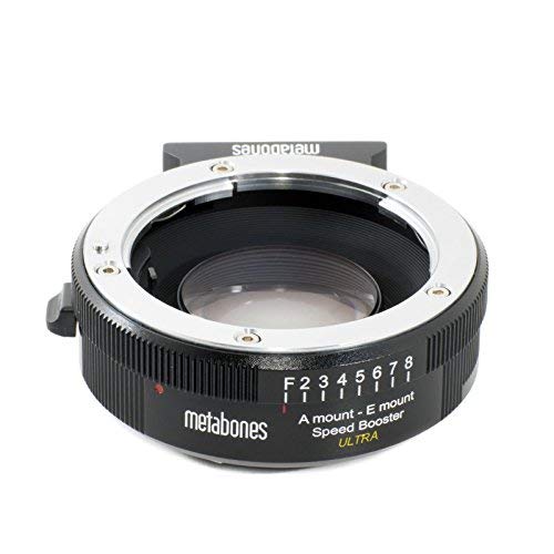 Metabones MB_SPA-E-BM2 Cable para cámara fotográfica, Adaptador - Adaptador para Objetivo fotográfico (Negro, Cromo)