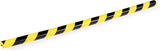 Durable Perfil protector de esquina C25R magnético, 1 m, paquete de 5 unidades, color amarillo/negro, 1110130