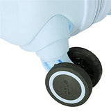 Enso Bonjour Maleta mediana Azul 48x70x28 cms Rígida ABS Cierre TSA integrado 79L 4,32 kgs 4 Ruedas dobles