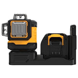 DEWALT DCE089NG18-XJ - Nivel Láser multilíneas verde 3x360, Unidad Básica - No incluye cargardor/batería