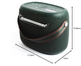 Pure Woodland Altavoz para Exteriores con Bluetooth y Radio Dab+/FM (Resistente al Agua IP67, portátil, batería de 14h jardín y Camping) Verde