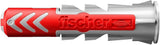fischer DuoPower | 720 Tacos universales de 10x50 mm en Cubo Reutilizable | para fijación Segura en hormigón, ladrillo, pladur y Materiales Huecos | Sin Tornillos