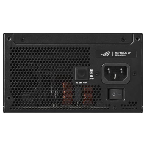 ASUS ROG Strix 1000W Platinum - Fuente de alimentación Totalmente Modular, 80 Plus Platinum, ATX 3.1, Cybenetics Lambda A+, GAN MOSFET, GPU-First Intelligent Voltage Stabilizer, 10 años de Cobertura