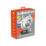 SteelSeries Arctis Nova Pro Wireless Blanco - Cascos Gaming Inalámbricos Multisistema - Controladores magnéticos de neodimio - Cancelación de ruido - Infinity Power System - PC, PS5, Switch 2, Móvil