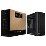 ASUS ProArt PA602 - Chasis para Ordenador E-ATX (Soporte para radiador de 420 mm, Ventiladores 140 mm y 200 mm, indicador de Polvo IR, Bloqueo de alimentación, PCIe sin Herramientas, USB de 20 Gbps)