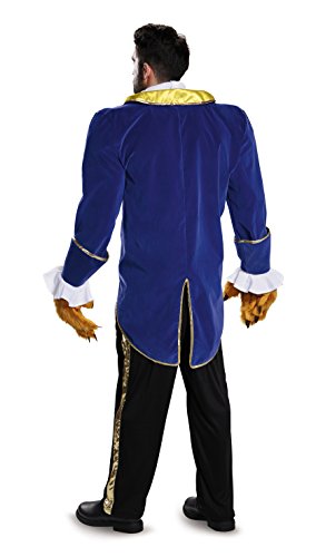 Disguise Disfraz de bestia de la Bella y la Bestia para hombre, Azul, X-Large