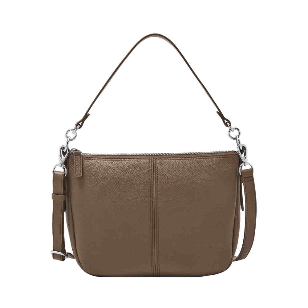 FOSSIL Jolie, Bolso Bandolera Mujeres, Chocolate Oscuro, 27.94L cm x7.62Wcm x20.32 H cm