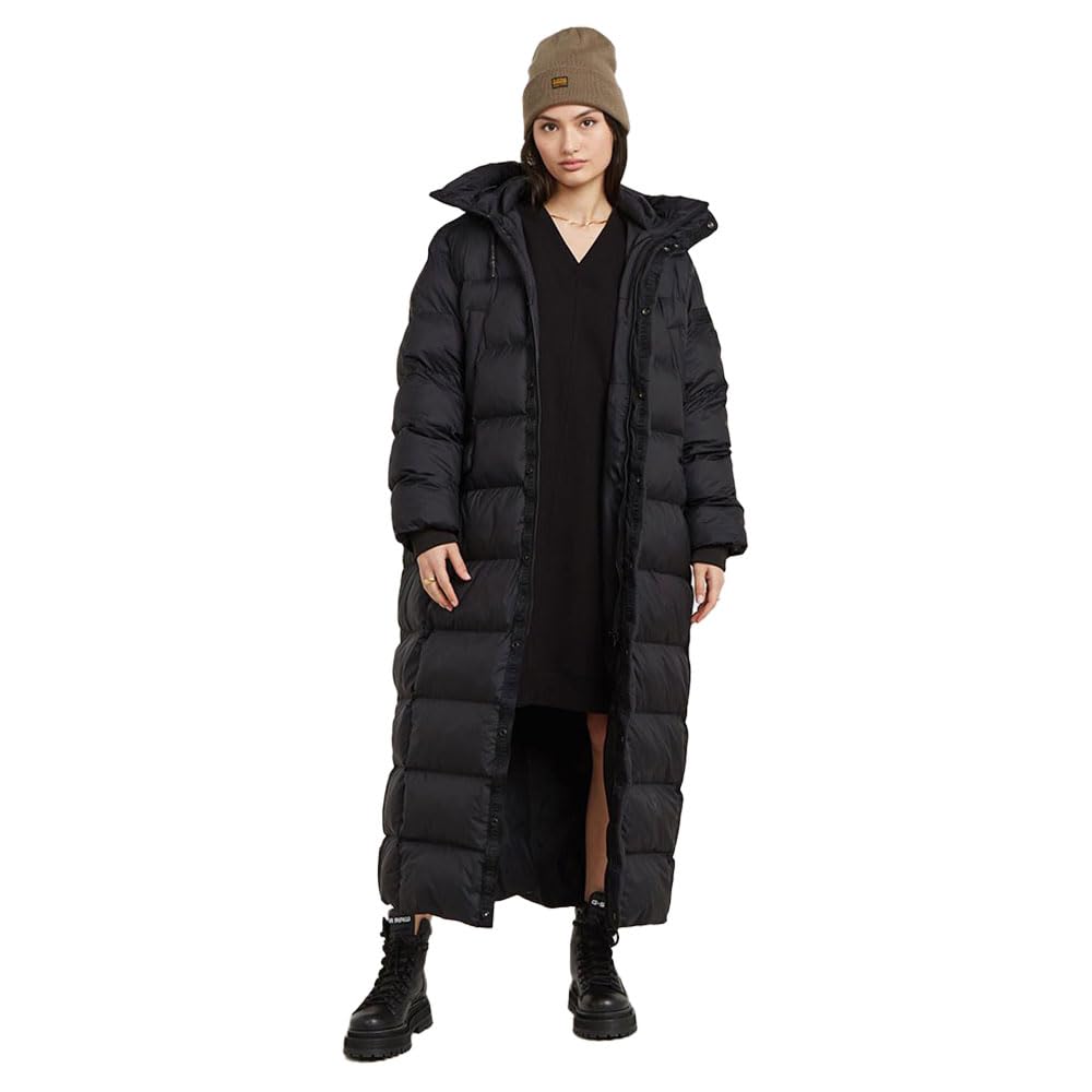G-STAR Para Mujer Whistler Long Puffer, Negro (dk black D25190-B958-6484), M
