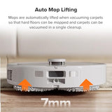 roborock Qrevo Robot Aspirador y fregasuelos, Funciones Automáticas de Vaciado, Lavado, Secado, Limpieza de la Base y Autorrellenado, Mapeo 3D, Potencia de succión de 5500 Pa Aspirador Robot