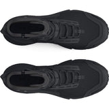 Under Armour UA Charged Valsetz Zip Zapatos tácticos para hombre, cómodas botas de montaña con cremallera lateral, color negro/negro/gris azabache