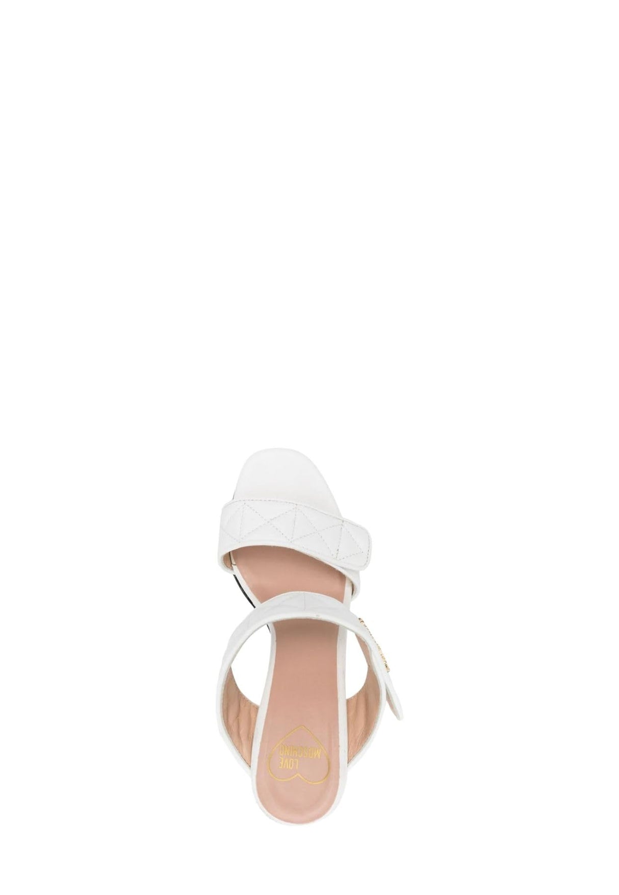 Love Moschino ja2835ag0i, Zapatos de Tacón Mujer, Blanco, 39 EU