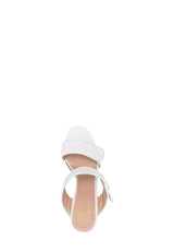 Love Moschino ja2835ag0i, Zapatos de Tacón Mujer, Blanco, 39 EU