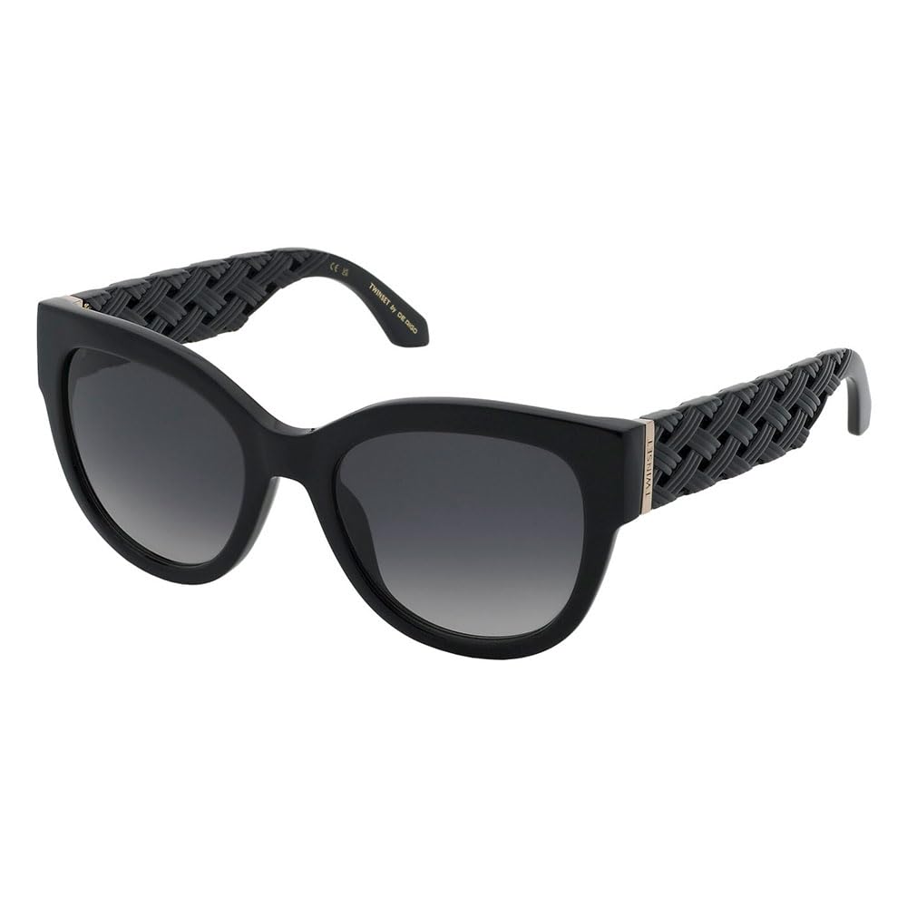 Twinset, SUNGLASSES, STW103-54-0700, SHINY BLACK, Female