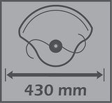 IKRA 73046710 Herramienta multifunción a Gasolina IBKH 33, 4en1: cortabordes, desbrozadora, Cortasetos telescópico y podadora de Altura, 900 W, Gris, Rojo y Negro
