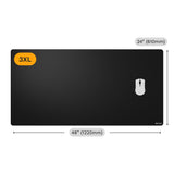 Glorious Gaming - Mouse Pad GMP 2 XXXL: Alfombrilla Antimanchas, optimizada para sensores, Superficie Lisa para Velocidad y Control, Bordes antideshilachado. 1220mm x 610mm x 3mm - Tapete 3XL
