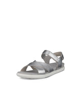 ECCO Damara Sandal, Sandalia Mujer, Pure Silver Metallic, 42 EU