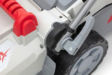 IKRA cortacésped Mulching ICM 2033 con 2X batería y Cargador, Ahorro de Espacio, Superficies de césped de hasta 150m²