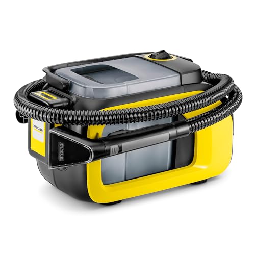 Kärcher Lava-Aspiradora Se 3-18 Compact a Batería 18 V, Potencia: 200 W, Área: 6,5 M², Duración de Batería: 12-24 Min, Recipiente de Agua: 1,6 L, Funciona con la Batería 18 V, Batería no incluida