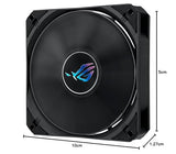 ROG Strix LC III 360 - Refrigerador líquido AiO con Bloque de Agua Giratorio 360°, Bomba Gen7 v2 de Asetek, Ventiladores ROG de Primera Calidad y más de 10 Efectos de iluminación Aura Personalizados