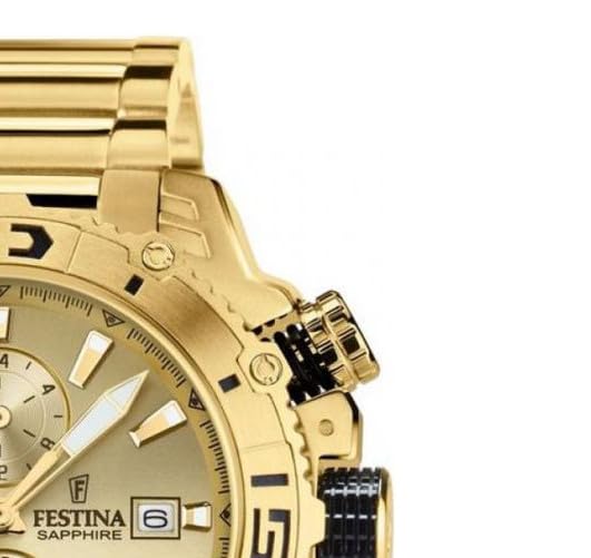 Reloj FESTINA para Hombre F20492/1 Prestige Caja de Acero Inoxidable 316l Dorado Correa de Acero Inoxidable 316l Dorado