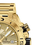 Reloj FESTINA para Hombre F20492/1 Prestige Caja de Acero Inoxidable 316l Dorado Correa de Acero Inoxidable 316l Dorado