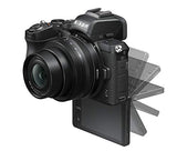 Nikon Z50 - Cámara sin Espejo con Objetivo 16-50 DX VR y FTZ SD2, Negro