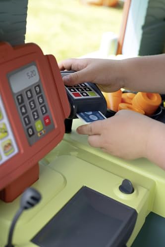 Smoby Life Chef House - Casa Restaurante de Juguete y Cocina para Niños, 48 Accesorios, Caja Registradora, Cocina, Juguete Educativo, protección Anti-UV, Material Reciclado, +2 Años (7600810407)