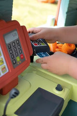 Smoby Life Chef House - Casa Restaurante de Juguete y Cocina para Niños, 48 Accesorios, Caja Registradora, Cocina, Juguete Educativo, protección Anti-UV, Material Reciclado, +2 Años (7600810407)