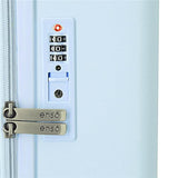Enso Balloons Maleta de Cabina Turquesa 40x55x20 cms Rígida ABS Cierre TSA Integrado 37L 3,22 kgs 4 Ruedas Dobles Equipaje Mano