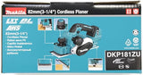 Makita DKP181ZU -Cepillo 18v lxt BL 82mm (sin batería, sin Cargador)