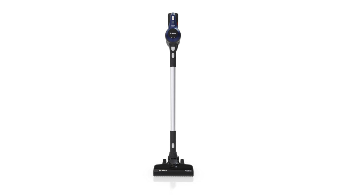 Bosch Unlimited Serie 6 BBS611PCK - Aspirador escoba sin cable, hasta 30 minutos de duración, 18 V, incluye 1 Batería Extraíble (Power for ALL), color azul