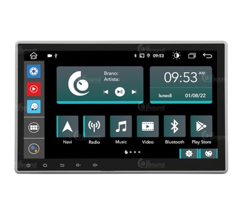 Radio de Coche para Ford Transit Android GPS Bluetooth WiFi USB Dab+ Touchscreen 10" 8core Carplay AndroidAuto