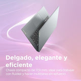 Lenovo IdeaPad 1 Gen 7 - Ordenador Portátil 15.6" FHD (AMD Ryzen 7 5700U, 16GB RAM, 512GB SSD, AMD Radeon Graphics, Wi-Fi 6, Sin Sistema Operativo), Teclado QWERTY Español, Color Gris Nube