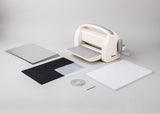 Rayher Máquina troqueladora y relieves A4, apertura 22,5 cm, 12 piezas, manualidades, 50275000