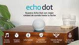 Echo Dot (Última generación) | Altavoz inteligente wifi y Bluetooth con Alexa, con sonido más potente y de mayor amplitud | Blanco