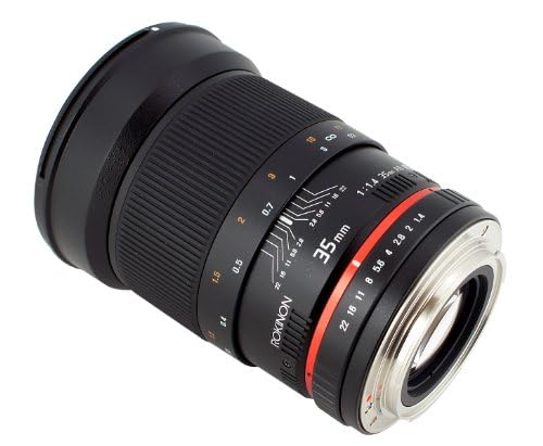 Rokinon Lente de 35 mm f/1.4 para cámaras Canon